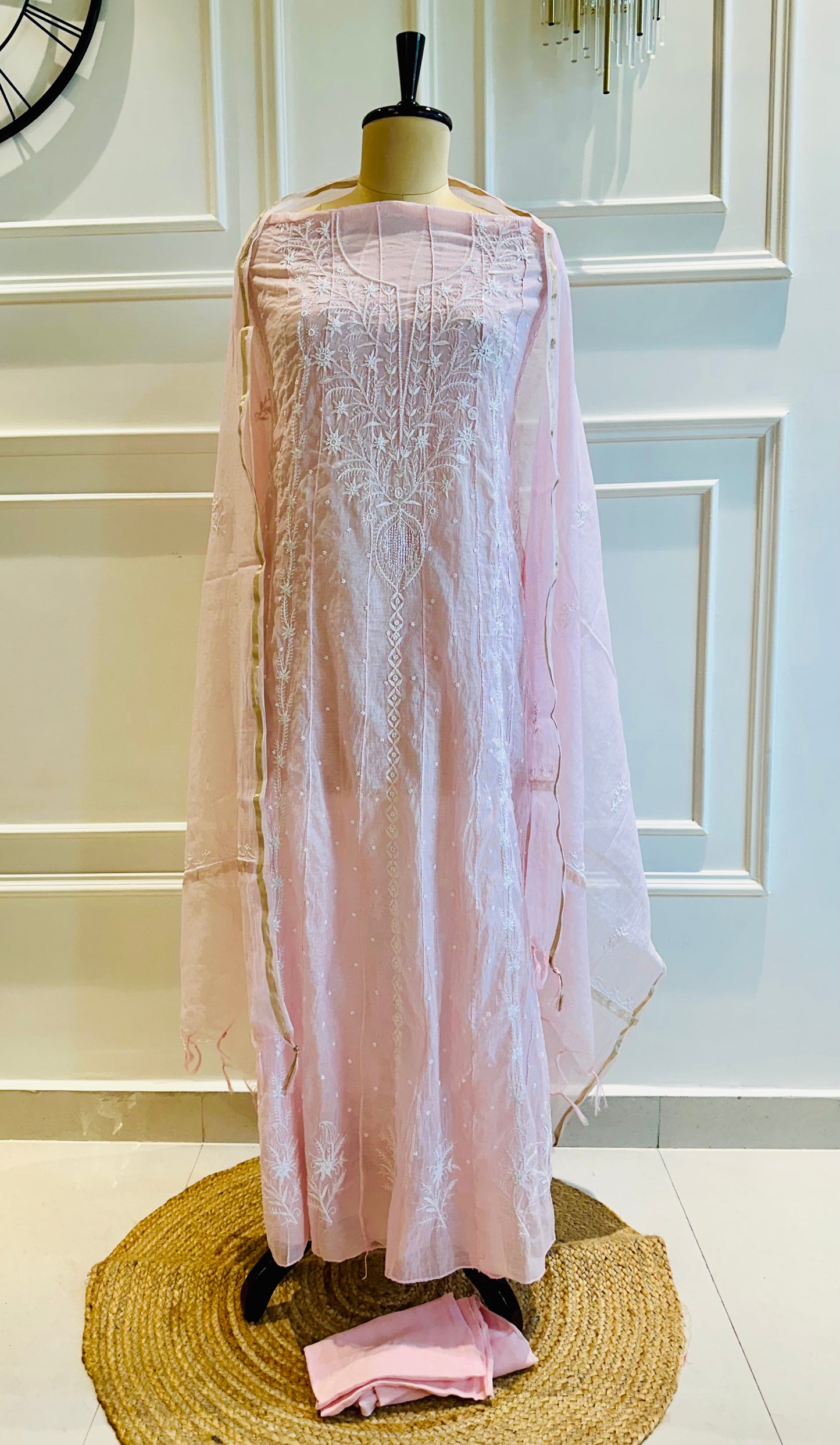 Pearl and katdana work anarkali