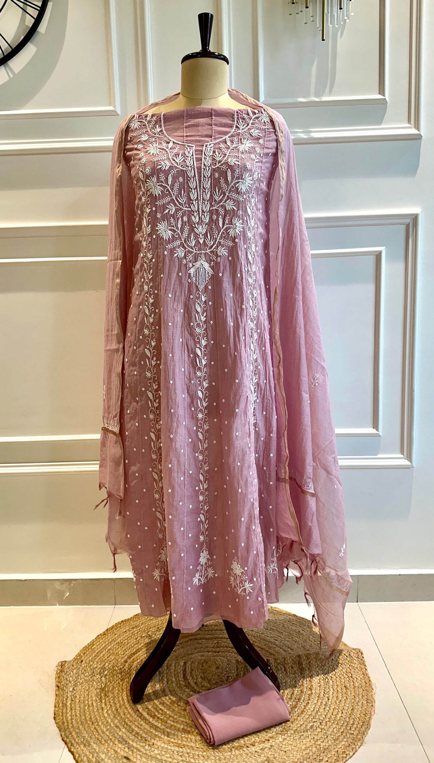 Pearl and katdana work anarkali