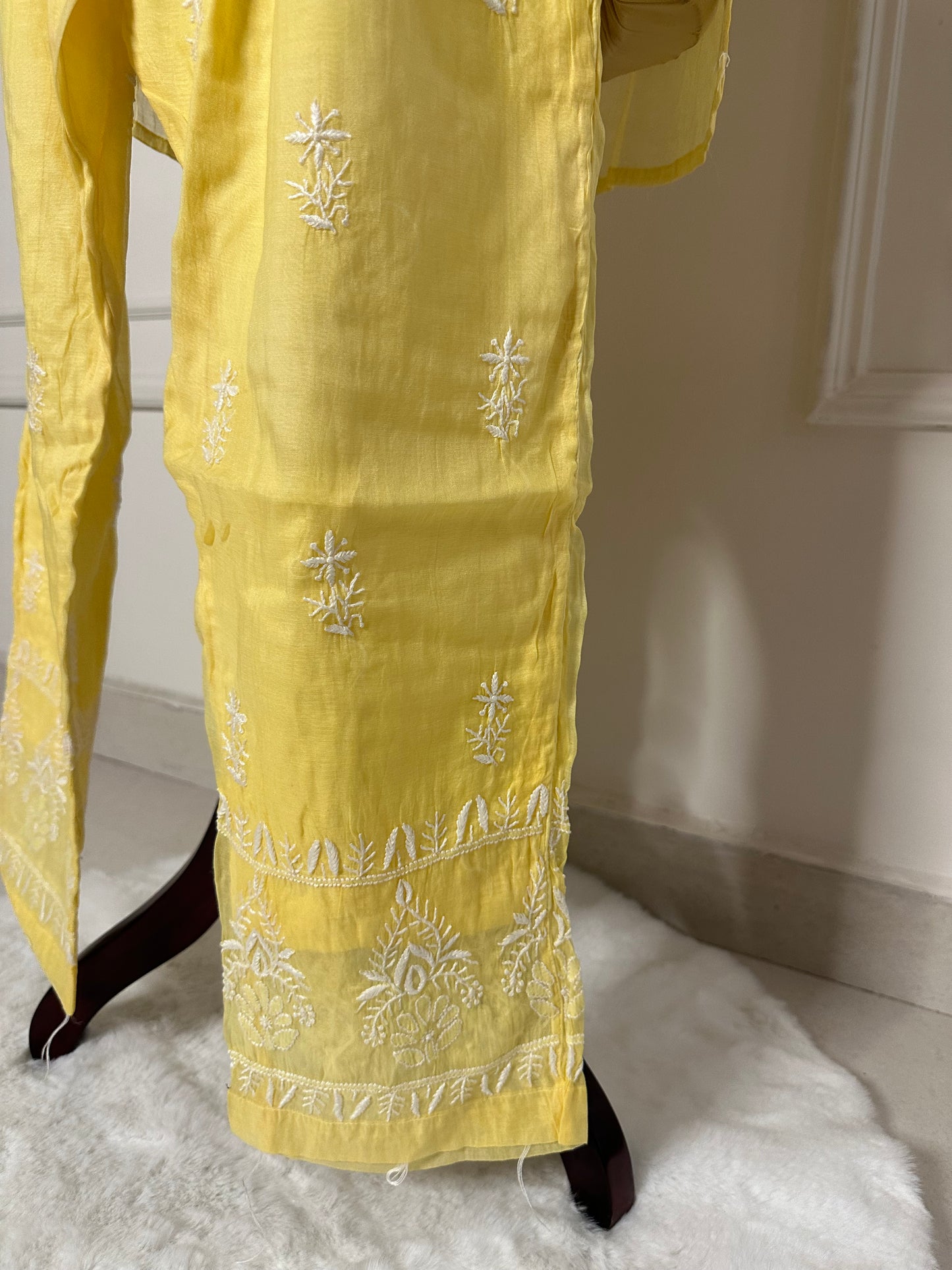 Chikankari work co-ord set