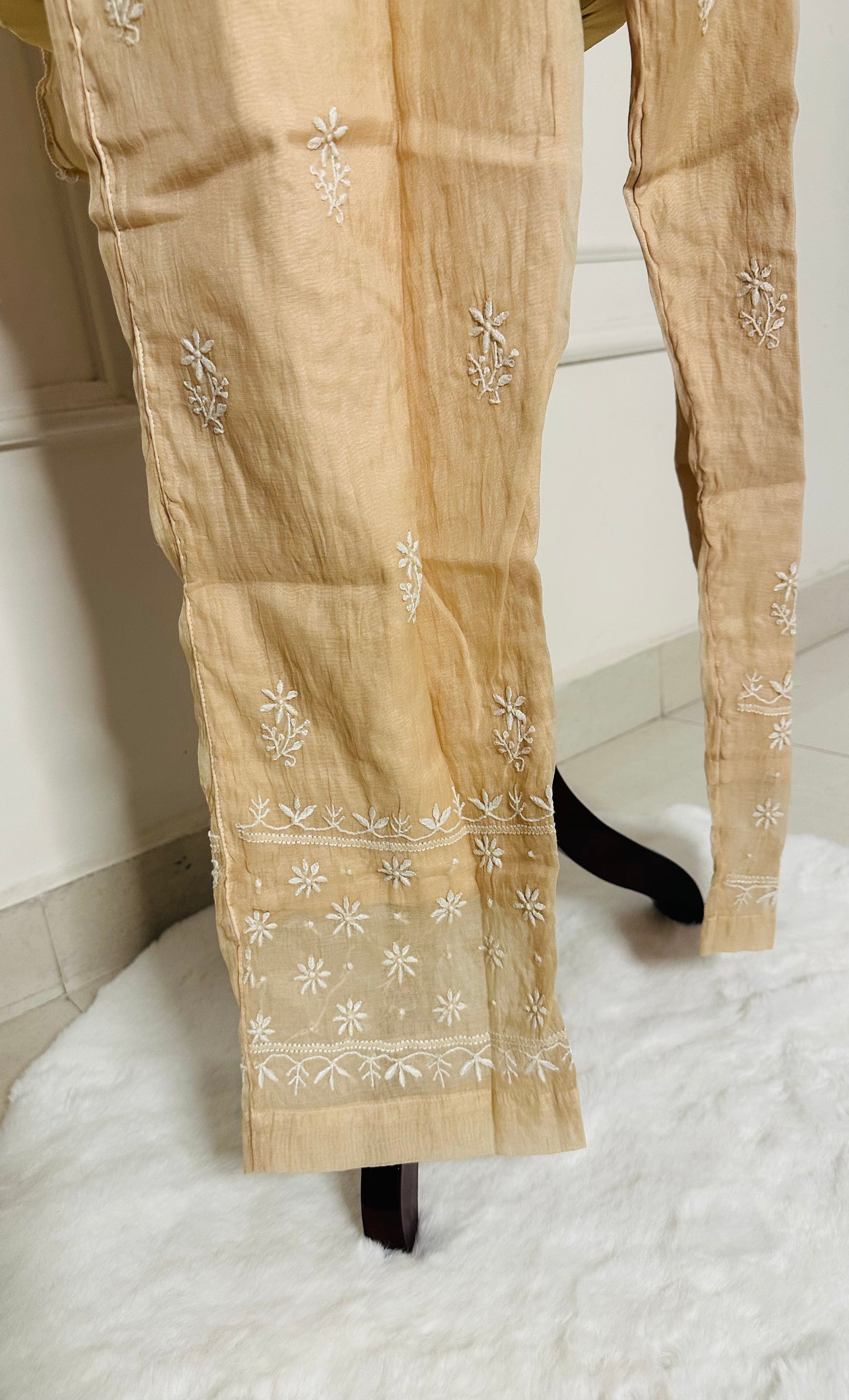 Chikankari work co-ord set