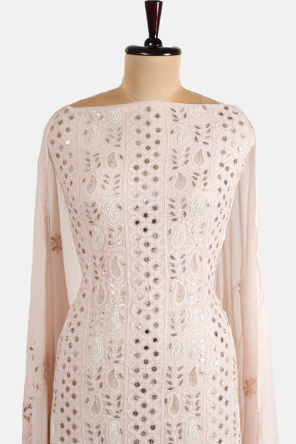 Gota Patti Mirror Work Chikankari Suit