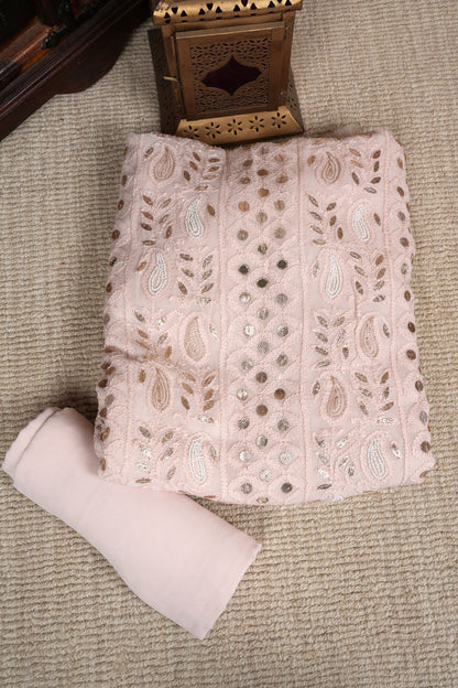 Gota Patti Mirror Work Chikankari Suit