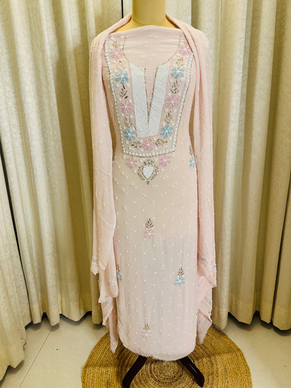 Katdana, Kamdani and Pearl Work Suit