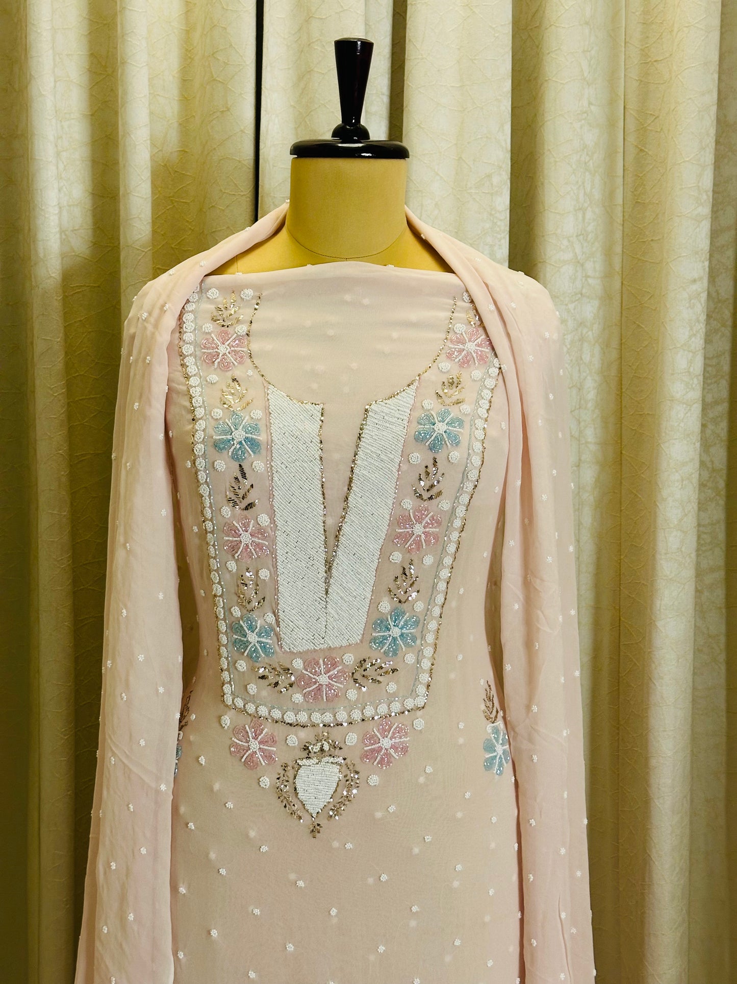 Katdana, Kamdani and Pearl Work Suit