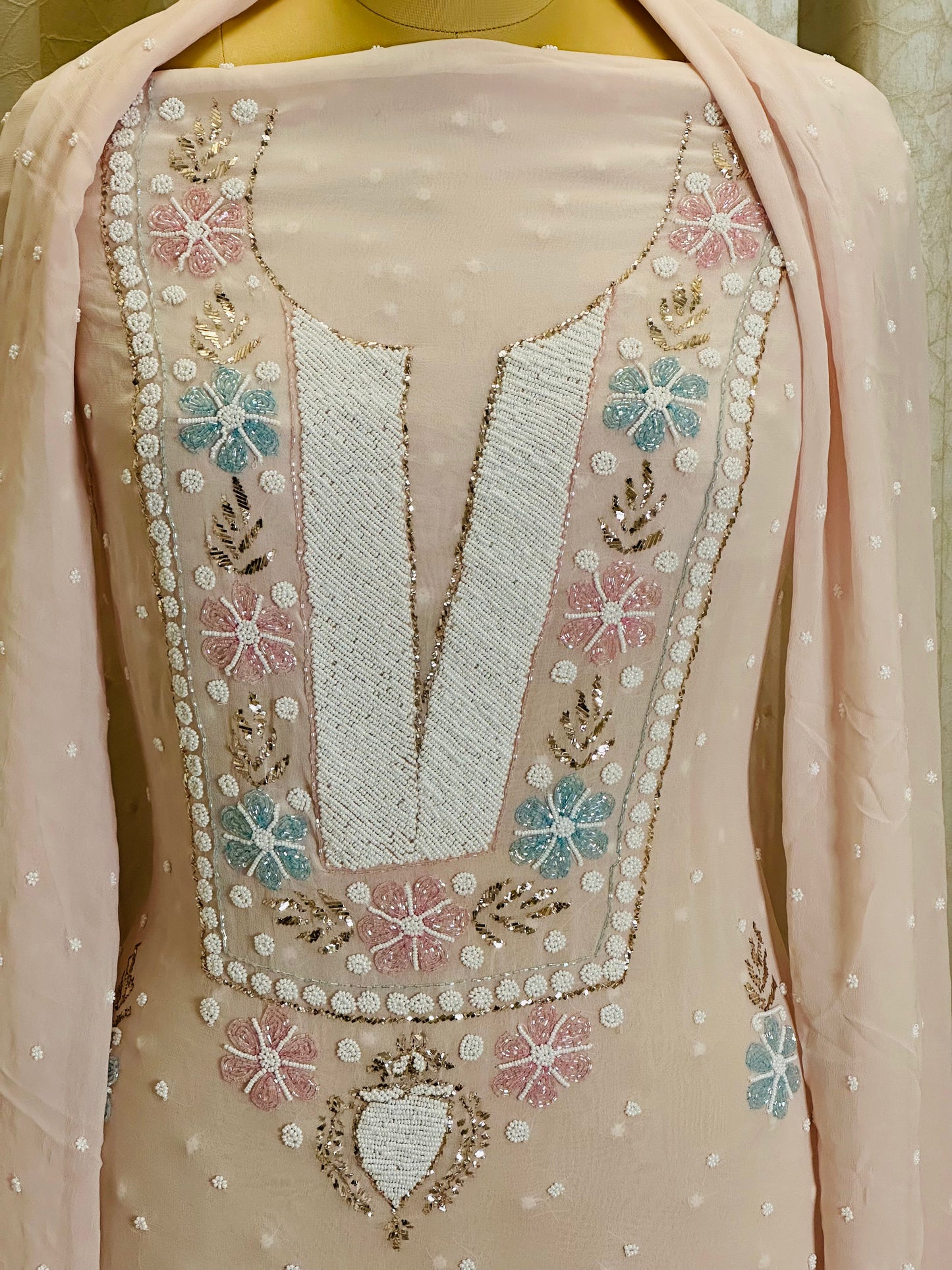 Katdana, Kamdani and Pearl Work Suit