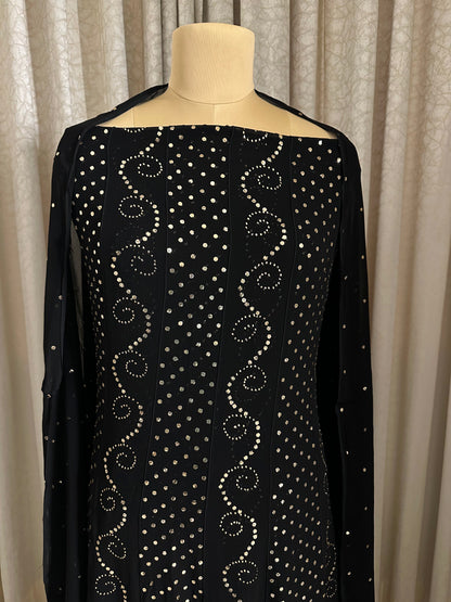 Black Mukaish Work Anarkali