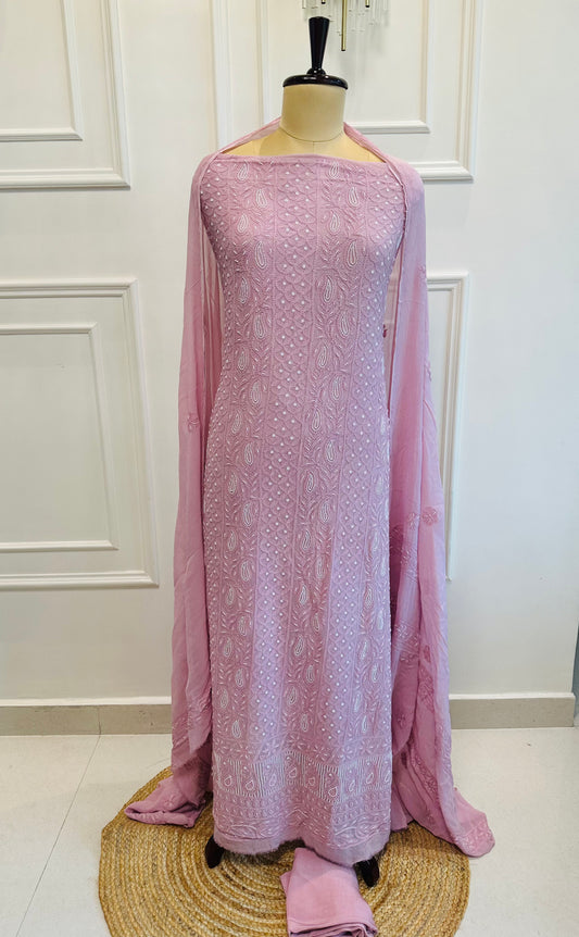 Pearl Work Chikankari Suit