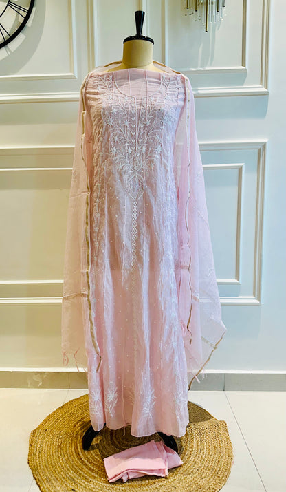 Pearl and katdana work anarkali