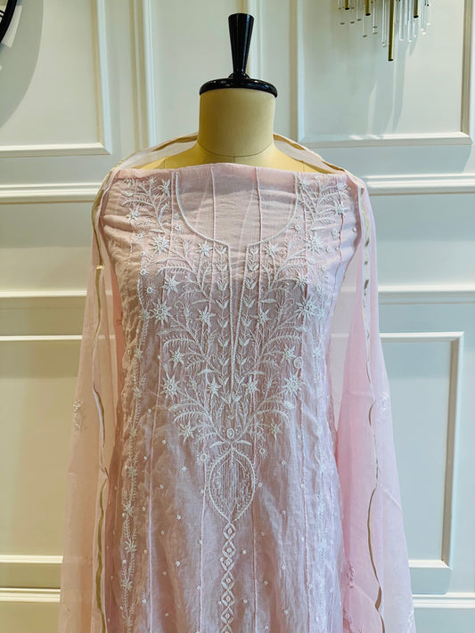 Pearl and katdana work anarkali