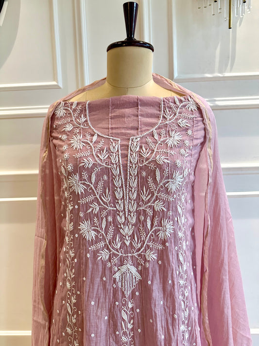 Pearl and katdana work anarkali