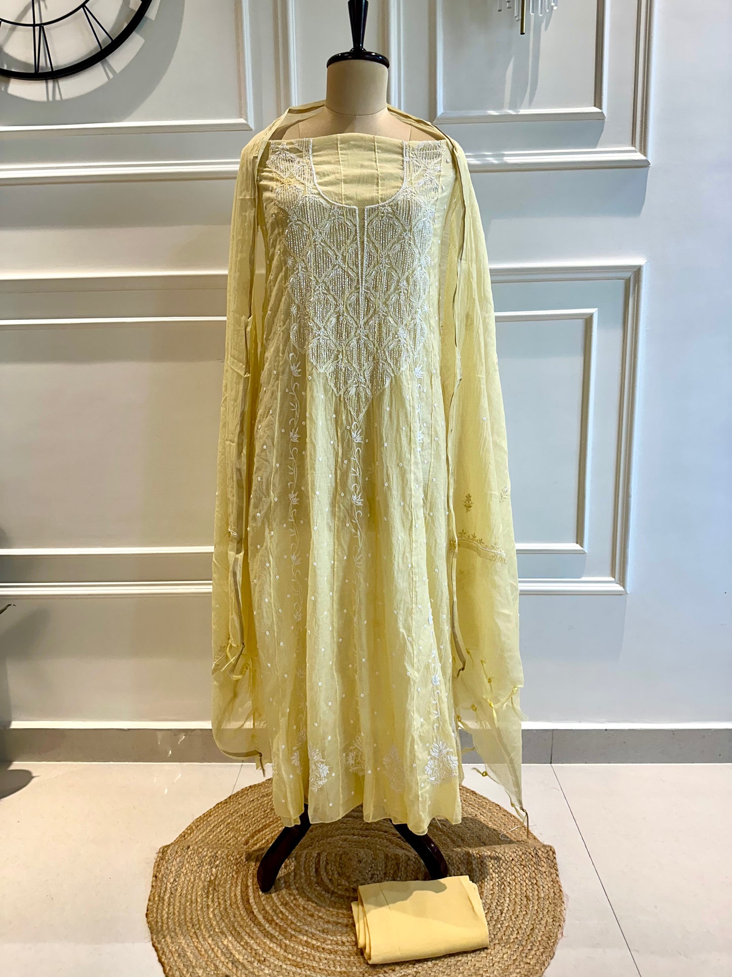Pearl and katdana work anarkali