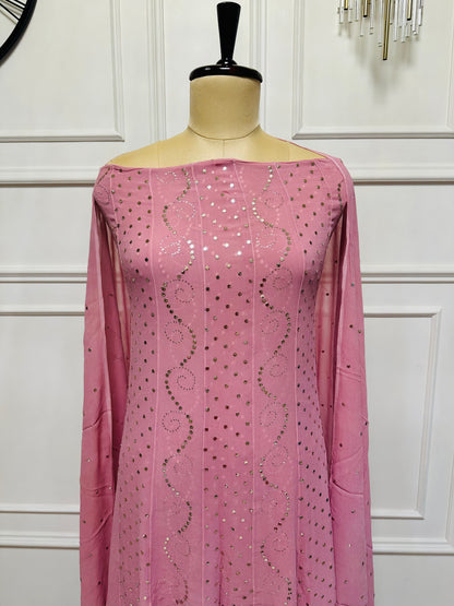 Mukaish work 18 kali anarkali