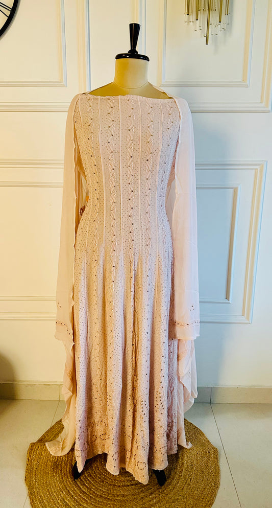 Mukaish work 18 kali anarkali