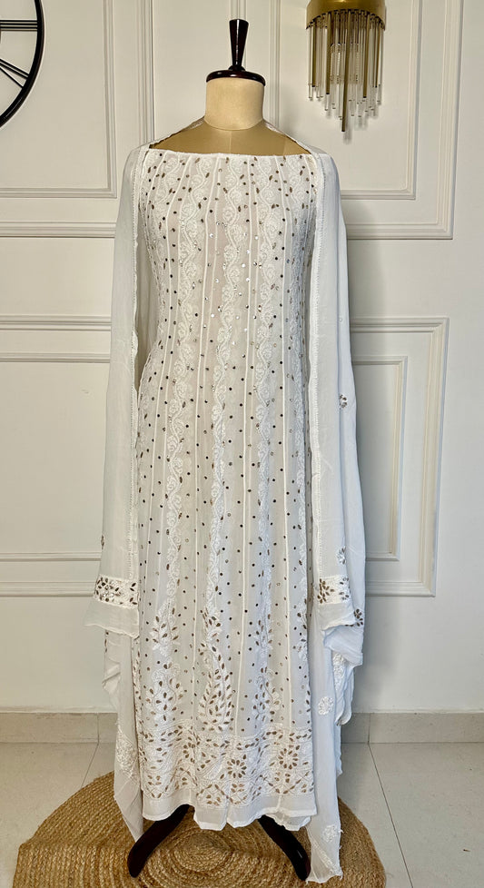 Gota patti and mukaish work anarkali