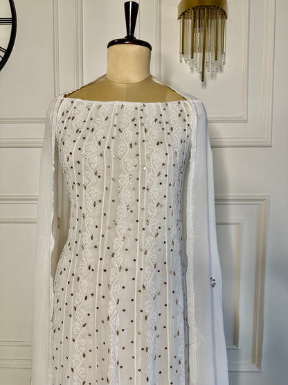 Gota patti and mukaish work anarkali