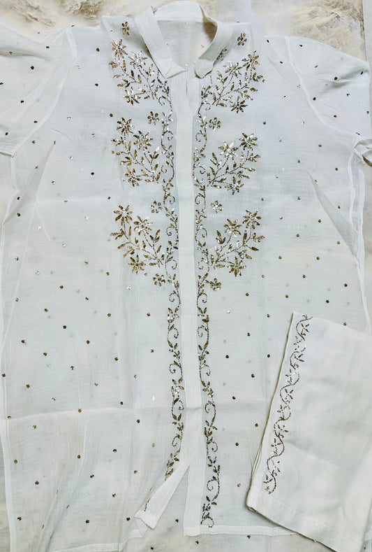 Kamdani and mukaish work co-ord set