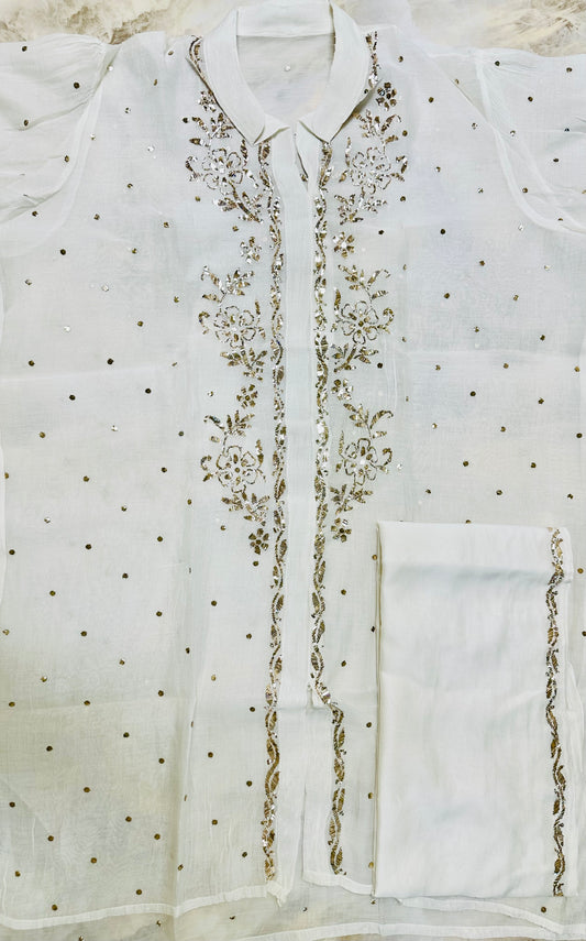 Kamdani and mukaish work co-ord set