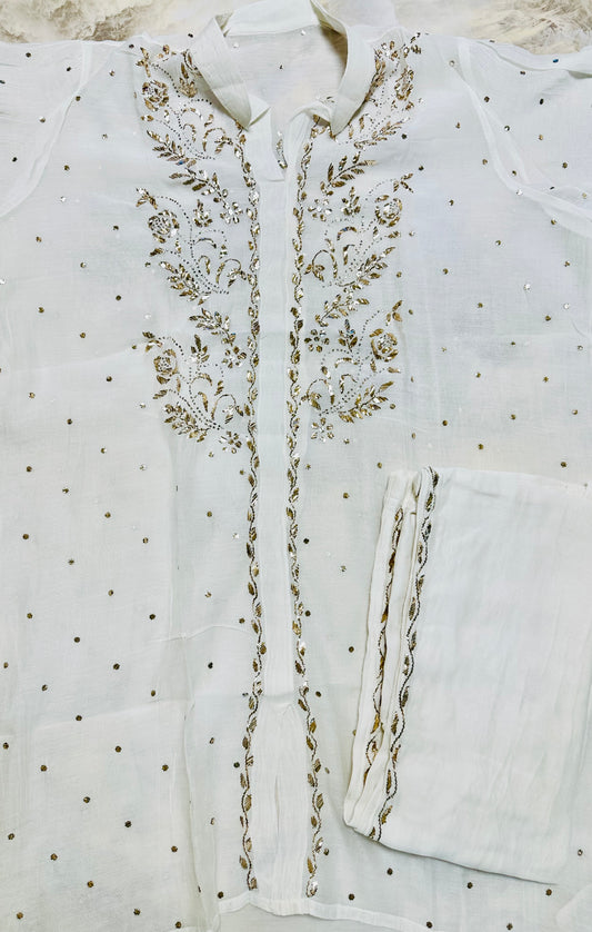 Kamdani and mukaish work co-ord set