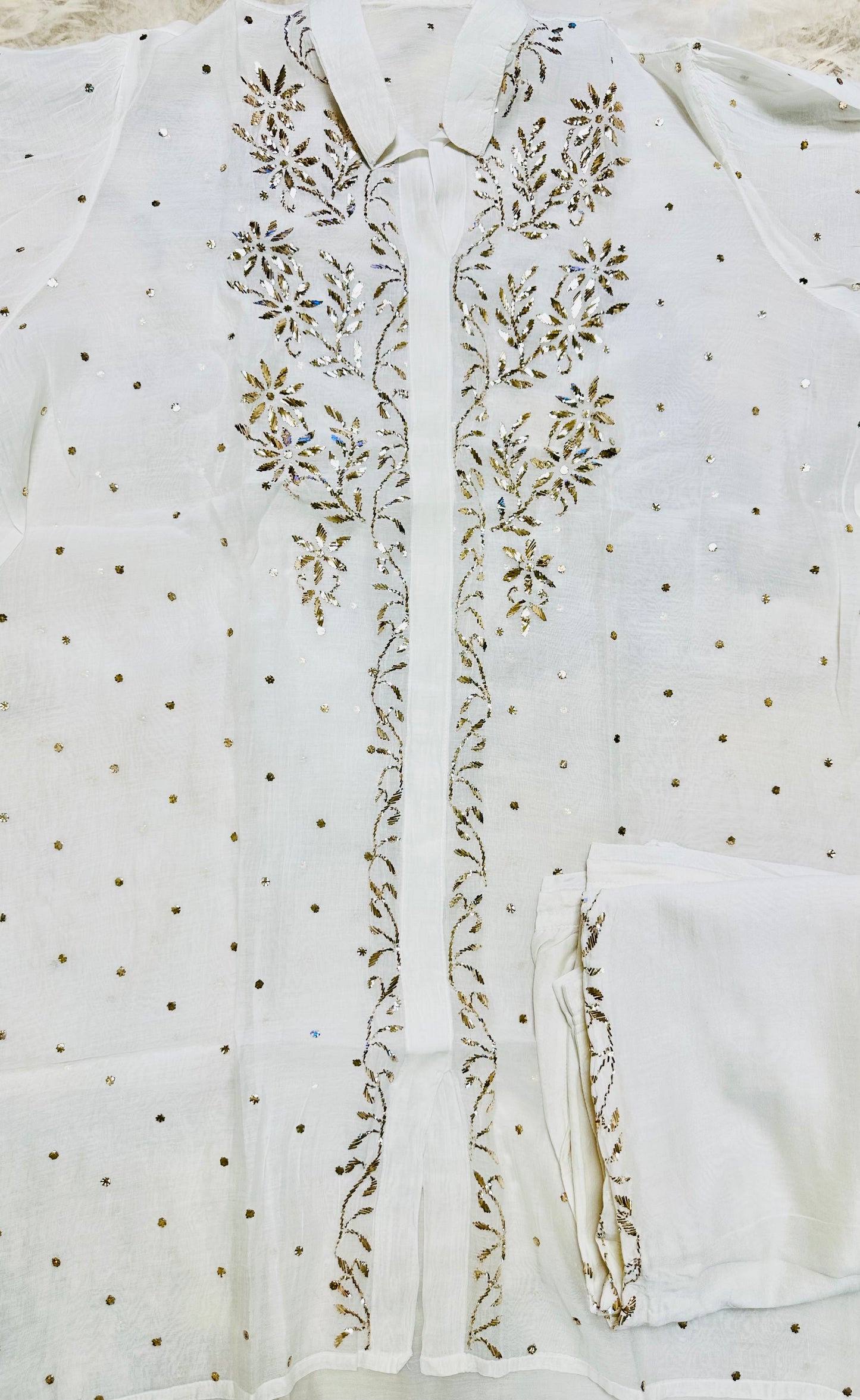 Kamdani and mukaish work co-ord set