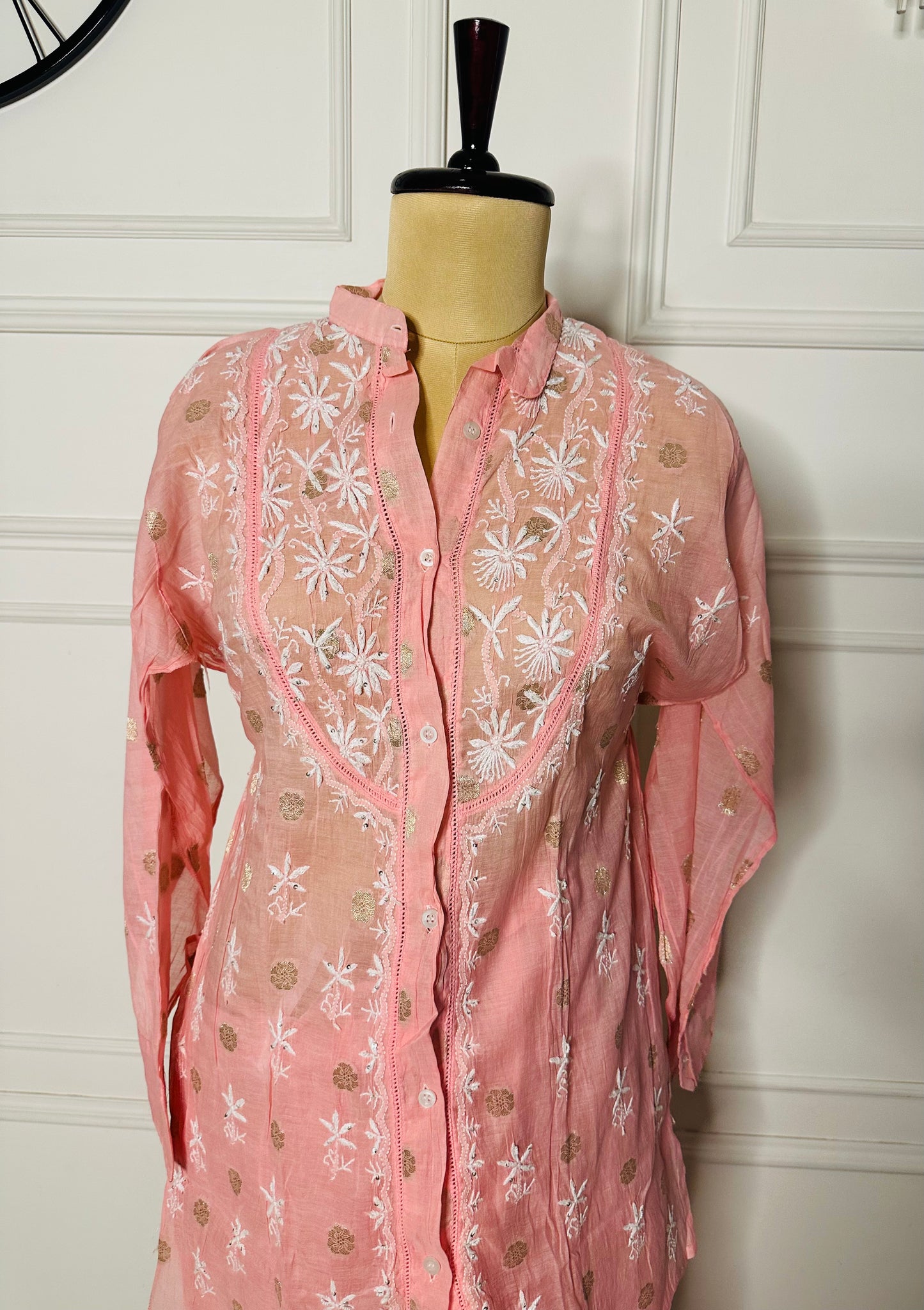 Chikankari work co-ord set