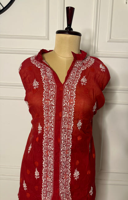 Chikankari work co-ord set