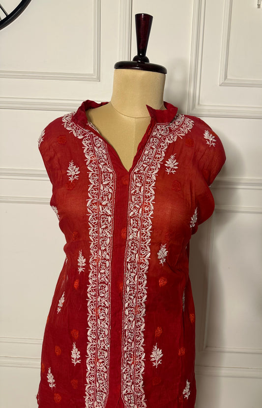 Chikankari work co-ord set