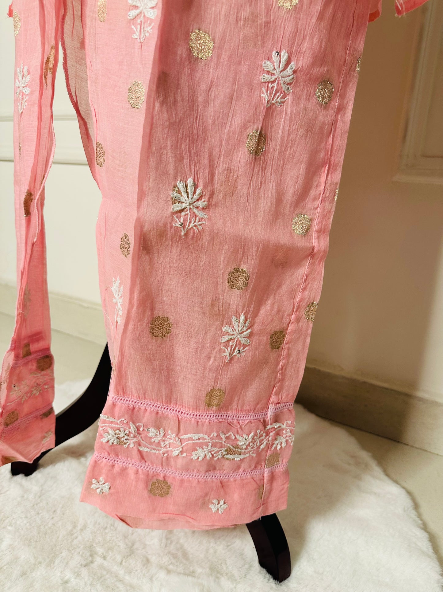 Chikankari work co-ord set