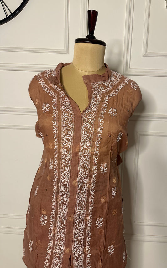 Chikankari work co-ord set