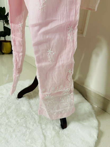 Chikankari work co-ord set