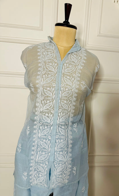 Chikankari work co-ord set