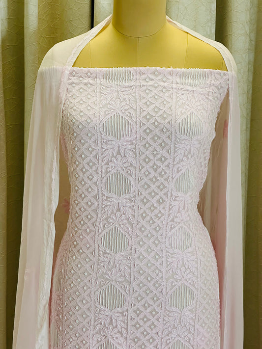 Pearl Work Chikankari Suit