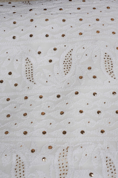 Mukaish Chikankari Suit