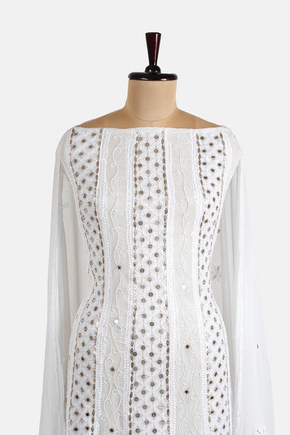 Gota Patti, Mirror and Pearl Work Anarkali