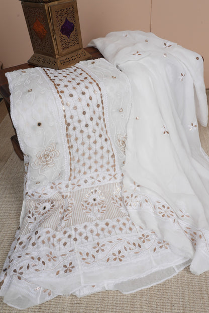 Gota Patti, Mirror and Pearl Work Anarkali