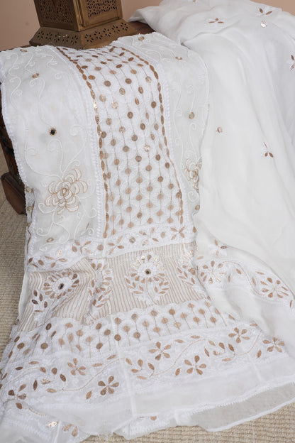 Gota Patti, Mirror and Pearl Work Anarkali