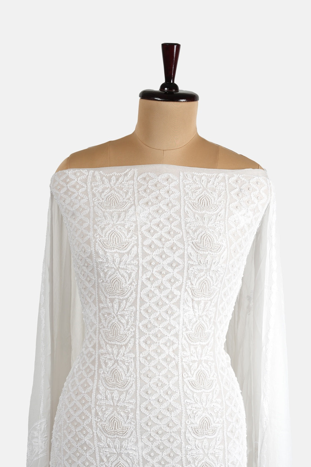 Pearl Work Chikankari Suit