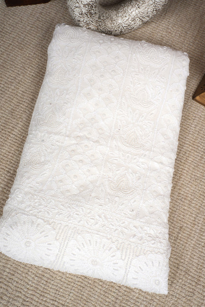 Pearl Work Chikankari Suit