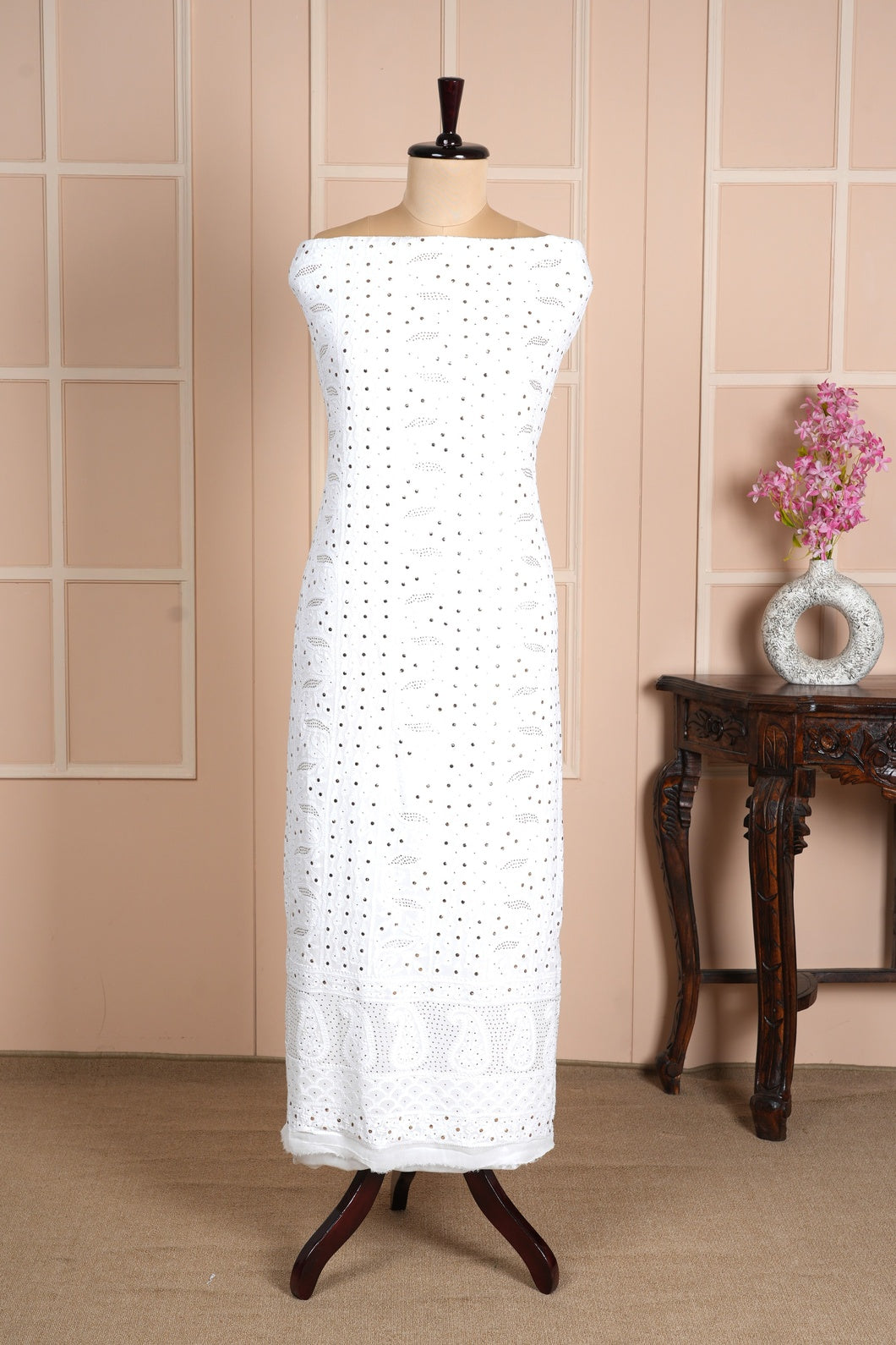 Mukaish Chikankari Suit